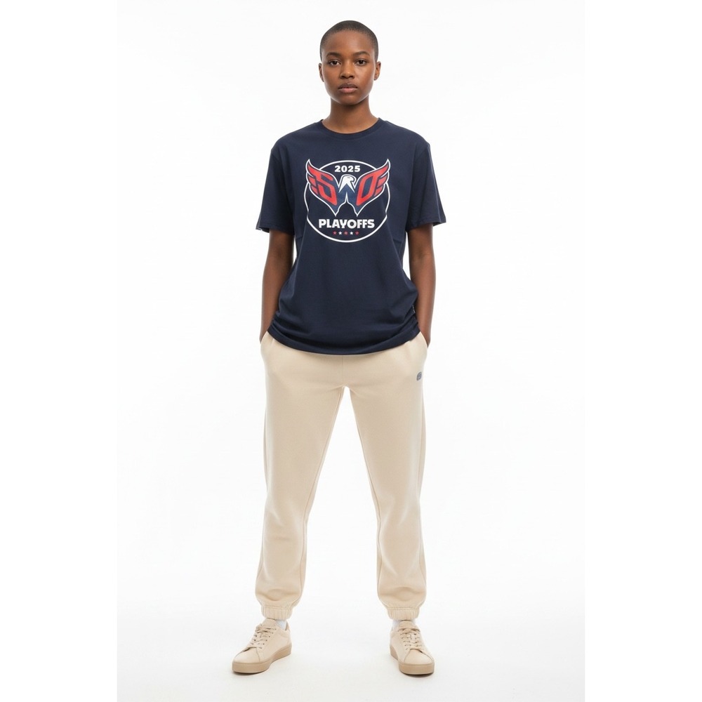 1147 Fanatics Washington Capitals 2025 NHL Playoffs Navy Blue Men's Medium